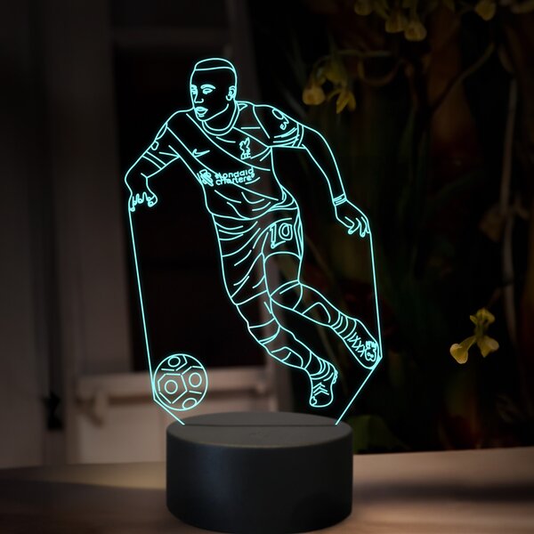 Beling 3D lampa,Sadio Mané, futbalový darček ,16 farebná TZ24