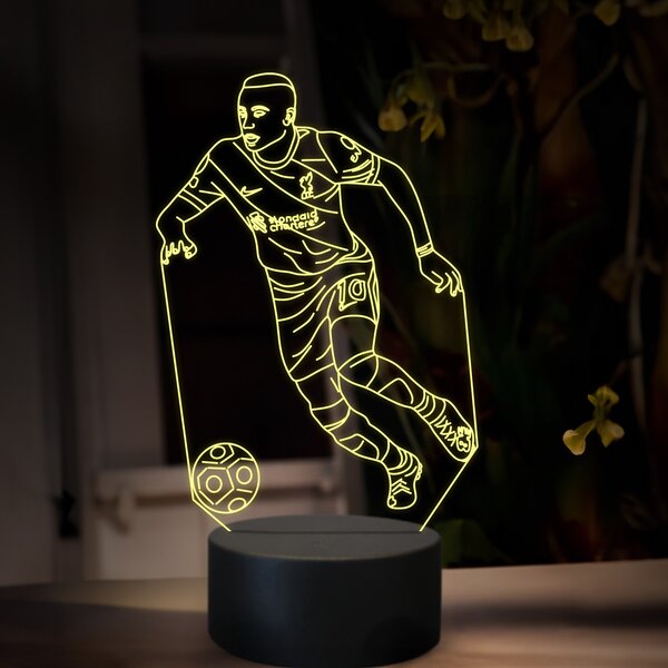Beling 3D lampa,Sadio Mané, futbalový darček ,16 farebná TZ24