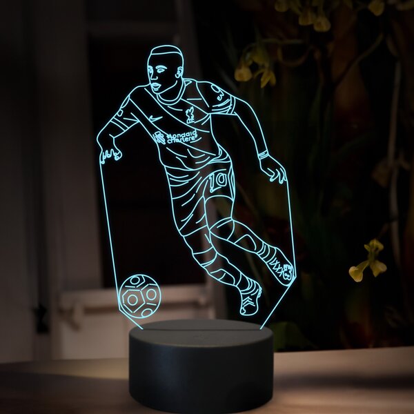 Beling 3D lampa,Sadio Mané, futbalový darček ,16 farebná TZ24