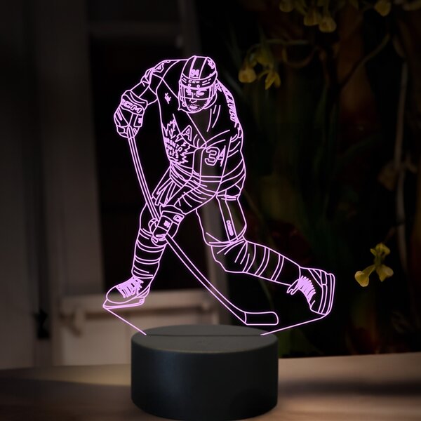 Beling 3D lampa, Auston Matthews, 16 farebná SXQ2