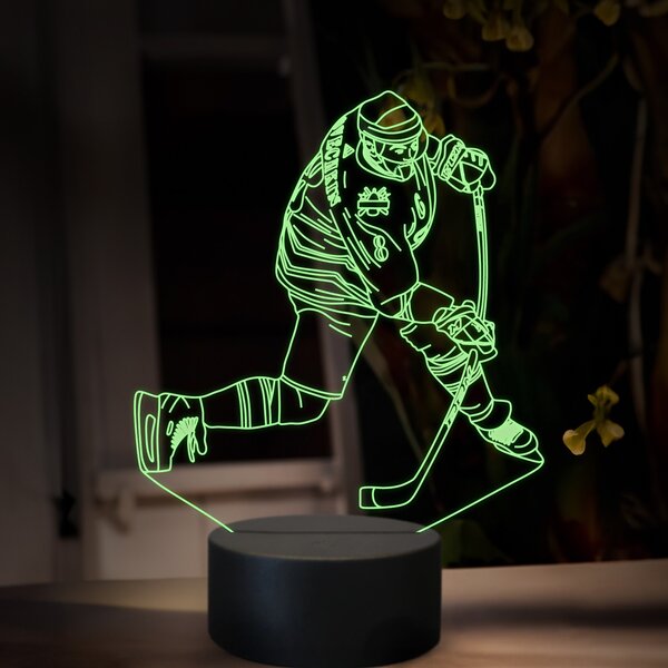 Beling 3D lampa, Alexandr Ovečkin, 16 farebná SXQ3