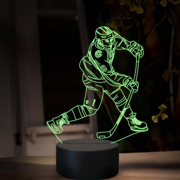 Beling 3D lampa,Cale Makar, 16 farebná SXQ1
