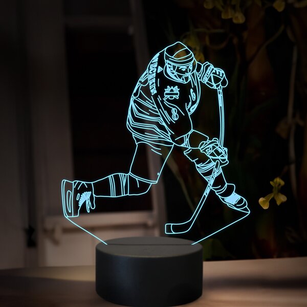 Beling 3D lampa, Alexandr Ovečkin, 16 farebná SXQ3