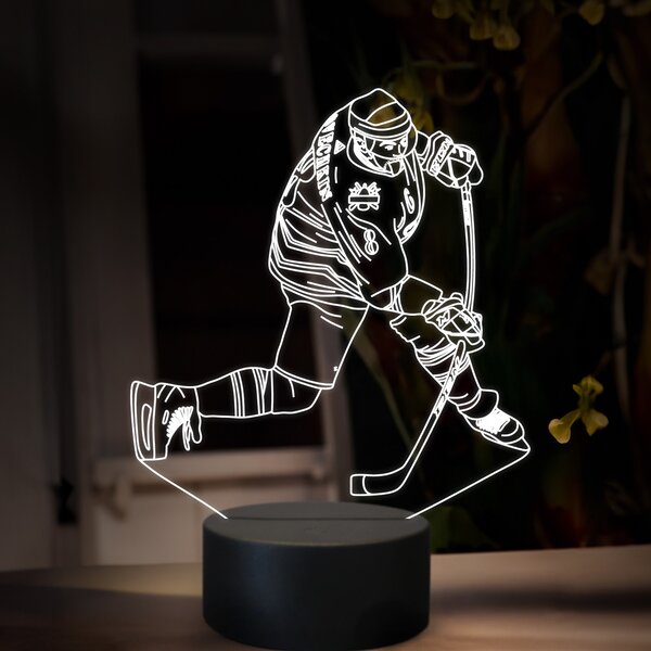 Beling 3D lampa, Alexandr Ovečkin, 16 farebná SXQ3