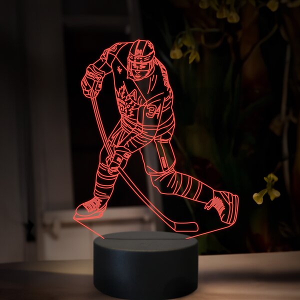 Beling 3D lampa, Auston Matthews, 16 farebná SXQ2