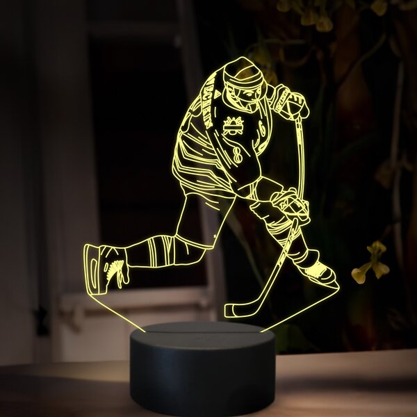 Beling 3D lampa, Alexandr Ovečkin, 16 farebná SXQ3