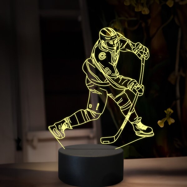 Beling 3D lampa,Cale Makar, 16 farebná SXQ1