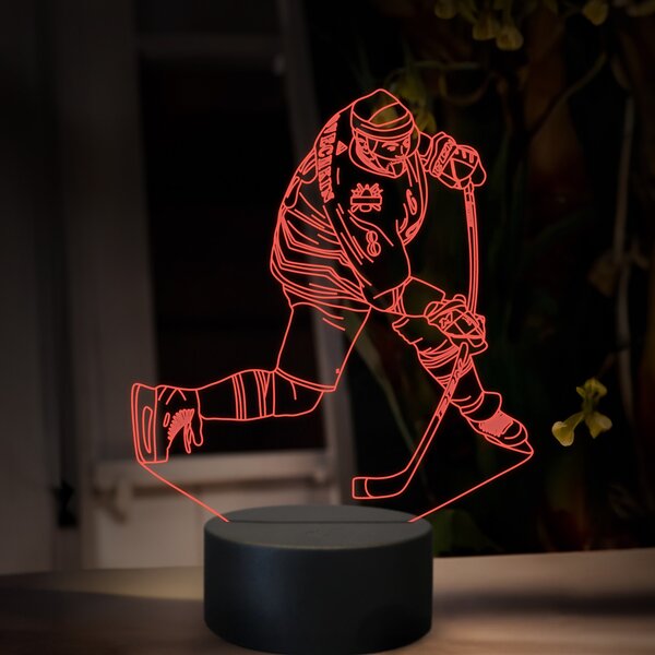 Beling 3D lampa, Alexandr Ovečkin, 16 farebná SXQ3