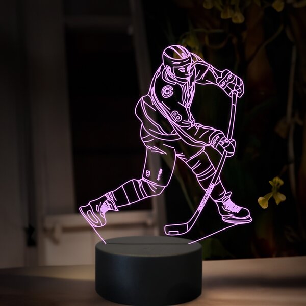Beling 3D lampa,Cale Makar, 16 farebná SXQ1