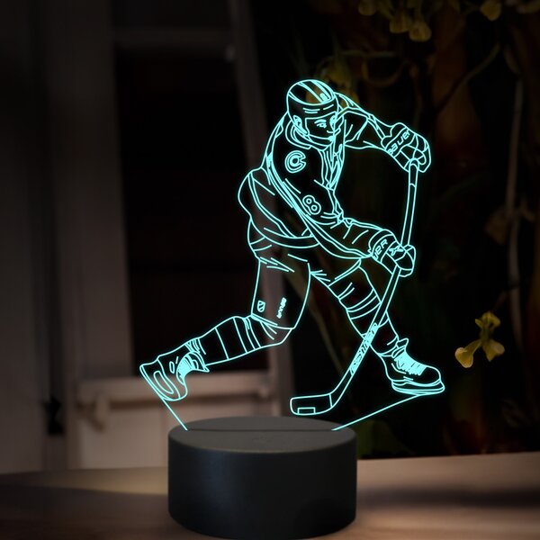 Beling 3D lampa,Cale Makar, 16 farebná SXQ1