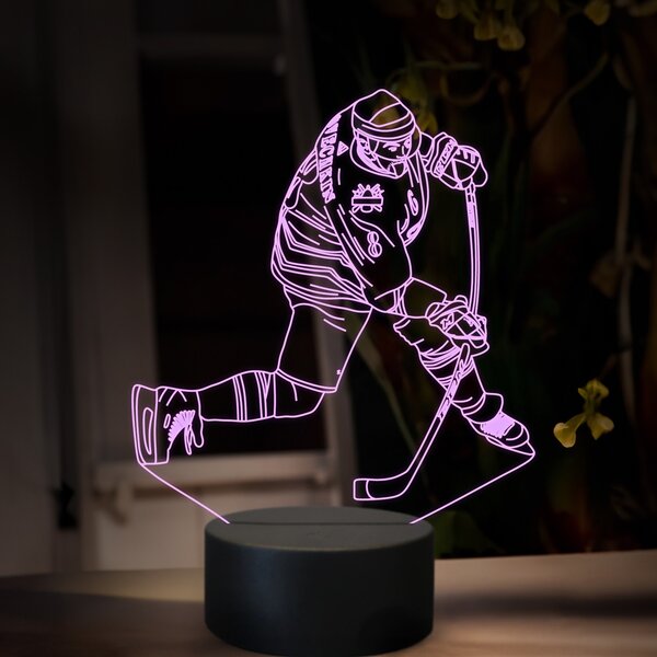 Beling 3D lampa, Alexandr Ovečkin, 16 farebná SXQ3