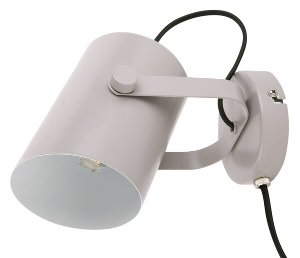 LEITMOTIV Sada 3 ks – Nástenná lampa Snazzy – šedá 15 × 10 × 10 cm