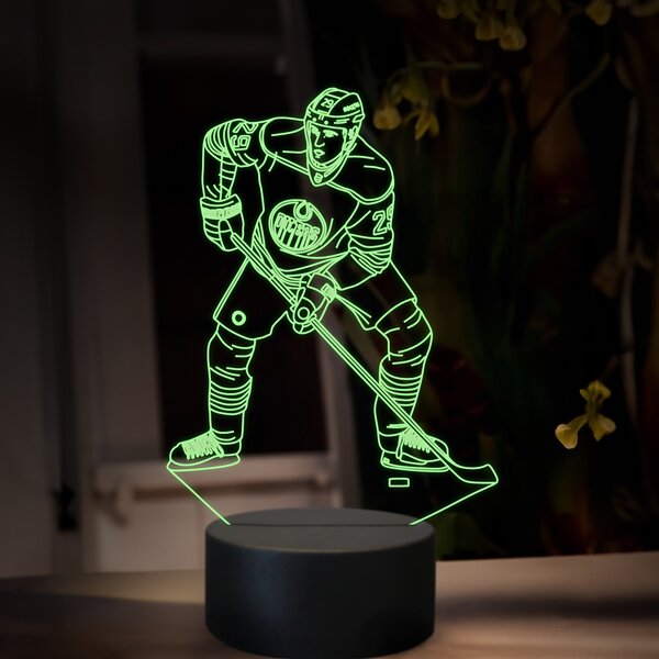 Beling 3D lampa, Leon Draisaitl, 16 farebná SXQ7
