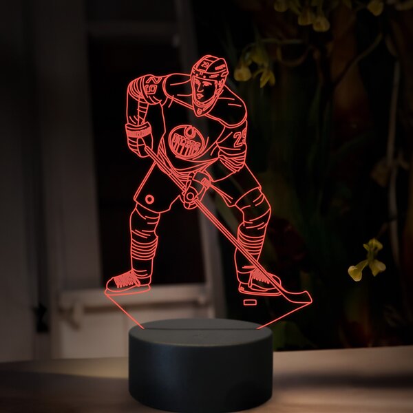 Beling 3D lampa, Leon Draisaitl, 16 farebná SXQ7