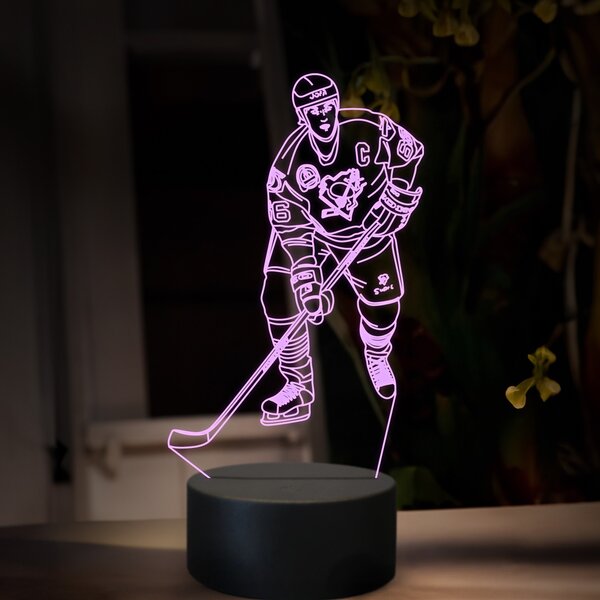 Beling 3D lampa, Mario Lemieux, 16 farebná SXQ8
