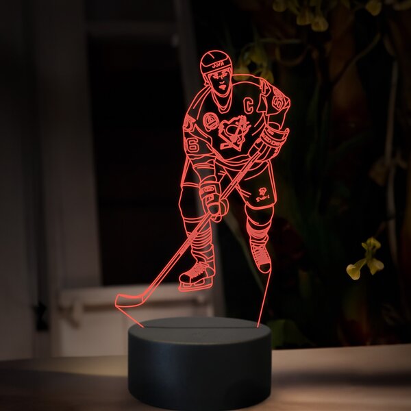 Beling 3D lampa, Mario Lemieux, 16 farebná SXQ8
