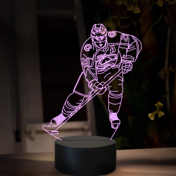 Beling 3D lampa, Nathan MacKinnon, 16 farebná SXQ10