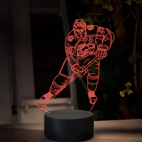 Beling 3D lampa, Nathan MacKinnon, 16 farebná SXQ10