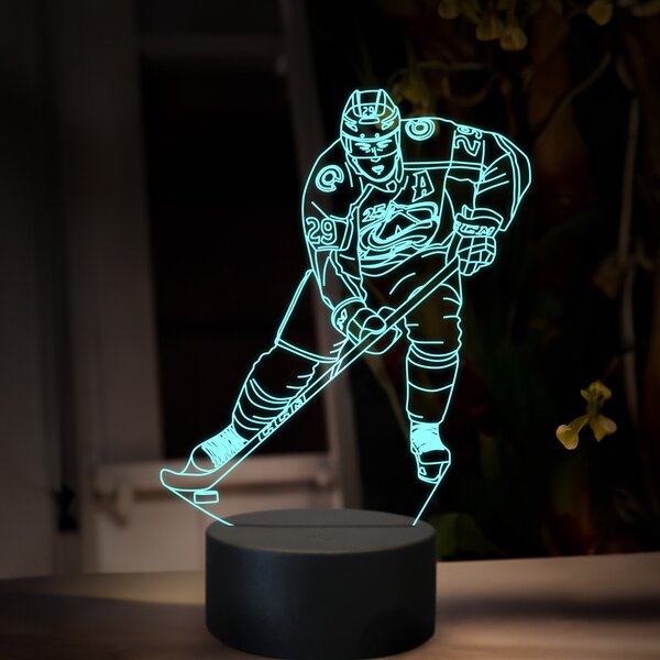 Beling 3D lampa, Nathan MacKinnon, 16 farebná SXQ10