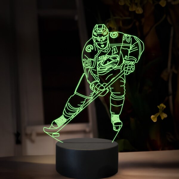 Beling 3D lampa, Nathan MacKinnon, 16 farebná SXQ10