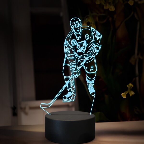 Beling 3D lampa, Mario Lemieux, 16 farebná SXQ8