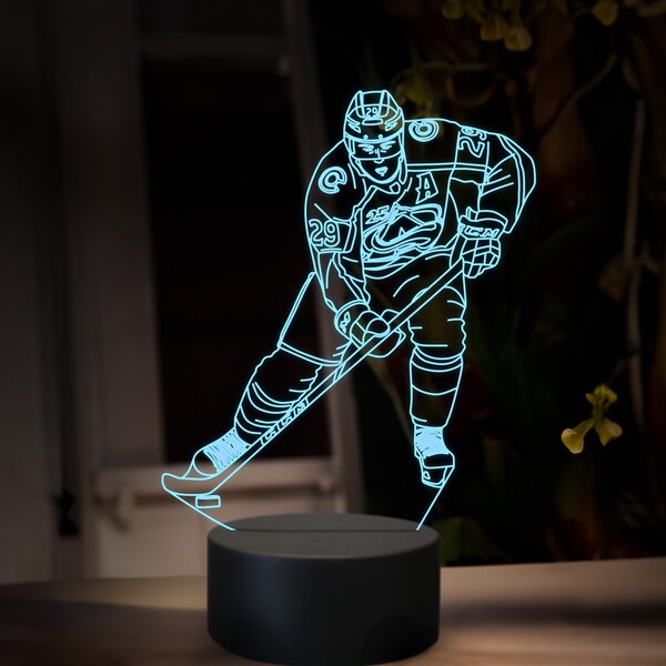 Beling 3D lampa, Nathan MacKinnon, 16 farebná SXQ10