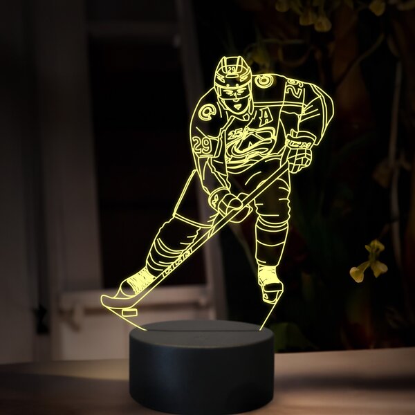 Beling 3D lampa, Nathan MacKinnon, 16 farebná SXQ10