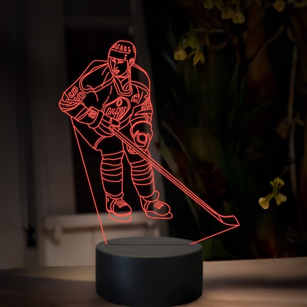Beling 3D lampa, Wayne Gretzky, 16 farebná SXQ12