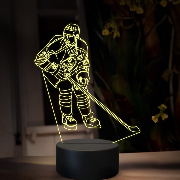 Beling 3D lampa, Wayne Gretzky, 16 farebná SXQ12