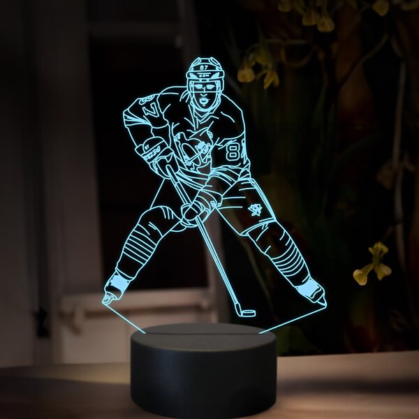 Beling 3D lampa, Sidney Crosby, 16 farebná SXQ11