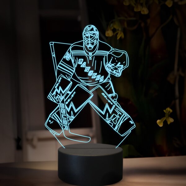Beling 3D lampa, Henrik Lundqvist, 16 farebná SXQ13