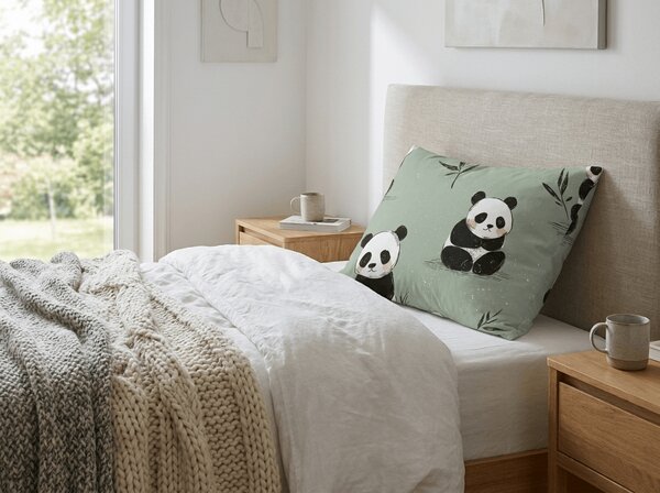 Obliečka na vankúš z mikrovlákna PANDA RELAX 50x70 cm, mentolová