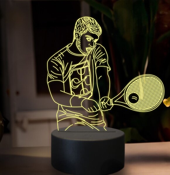 Beling 3D lampa,Carlos Alcaraz, 16 farebná SXZ5