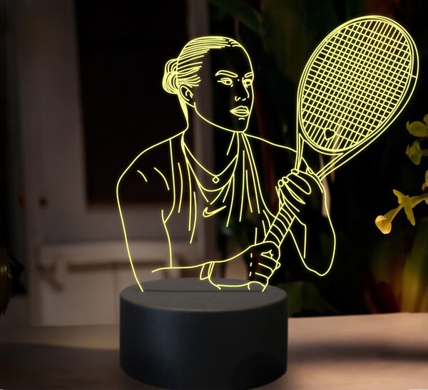 Beling 3D lampa,Aryna Sabalenková, 16 farebná SXZ3