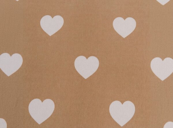 Obliečka z mikrovlákna CARAMHEART hnedé 90x200 cm