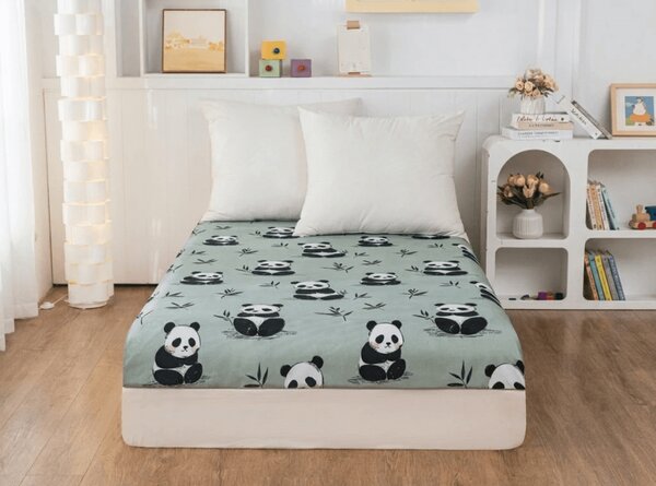 Plachta z mikrovlákna PANDA RELAX mentolová 90x200 cm