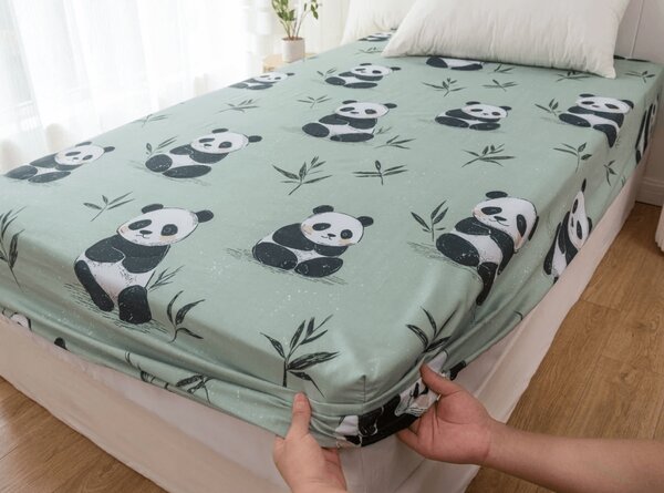 Plachta z mikrovlákna PANDA RELAX mentolová 90x200 cm
