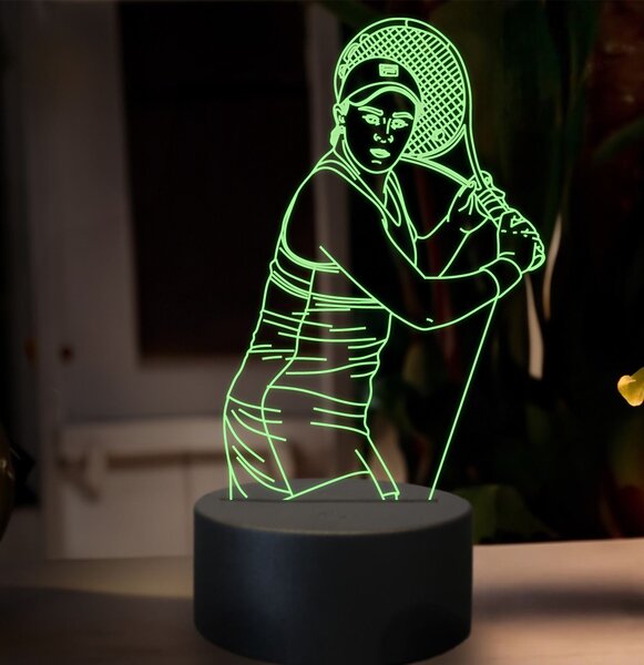 Beling 3D lampa, Ashleigh Bartyová, 16 farebná SXZ4