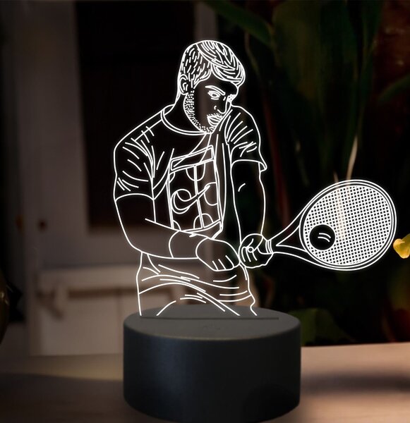 Beling 3D lampa,Carlos Alcaraz, 16 farebná SXZ5