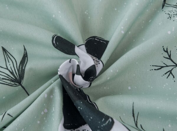 Plachta z mikrovlákna PANDA RELAX mentolová 90x200 cm