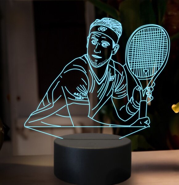 Beling 3D lampa,Casper Ruud, 16 farebná SXZ6