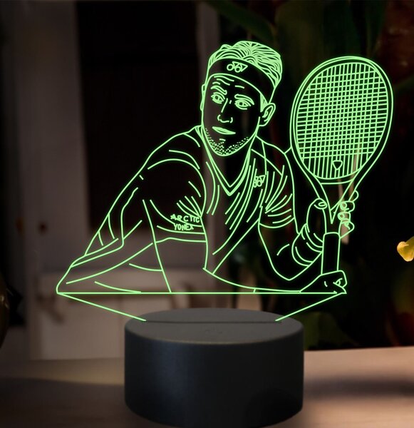 Beling 3D lampa,Casper Ruud, 16 farebná SXZ6