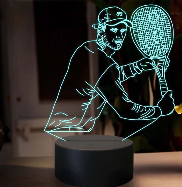 Beling 3D lampa,Hubert Hurkacz, 16 farebná SXZ9