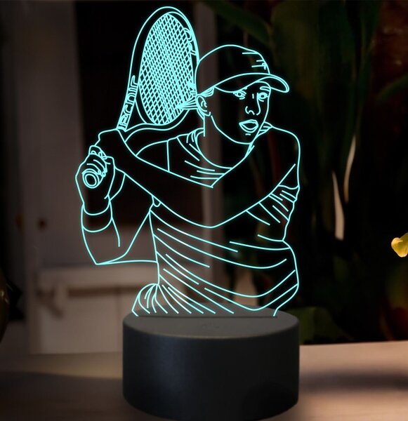 Beling 3D lampa,Iga Świateková, 16 farebná SXZ10