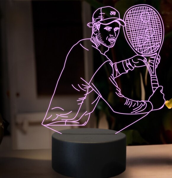 Beling 3D lampa,Hubert Hurkacz, 16 farebná SXZ9