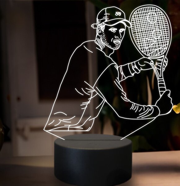 Beling 3D lampa,Hubert Hurkacz, 16 farebná SXZ9