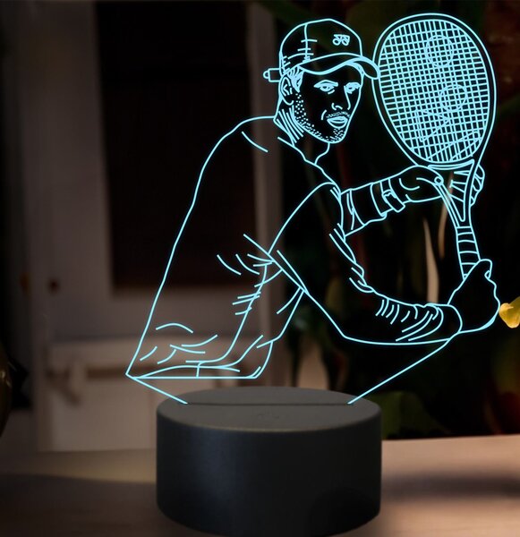Beling 3D lampa,Hubert Hurkacz, 16 farebná SXZ9