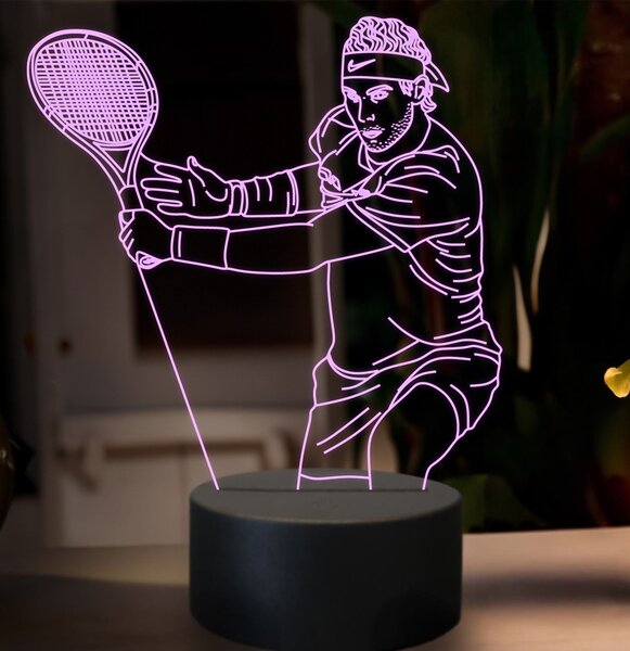 Beling 3D lampa, Rafael Nadal, 16 farebná SXZ14