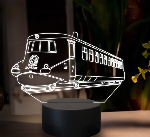 Beling 3D lampa,Slovenská strela, 16 farebná SXR2