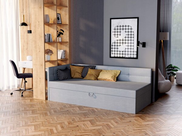 Váľanda s úložným priestorom Auriga 90x200 - sivá